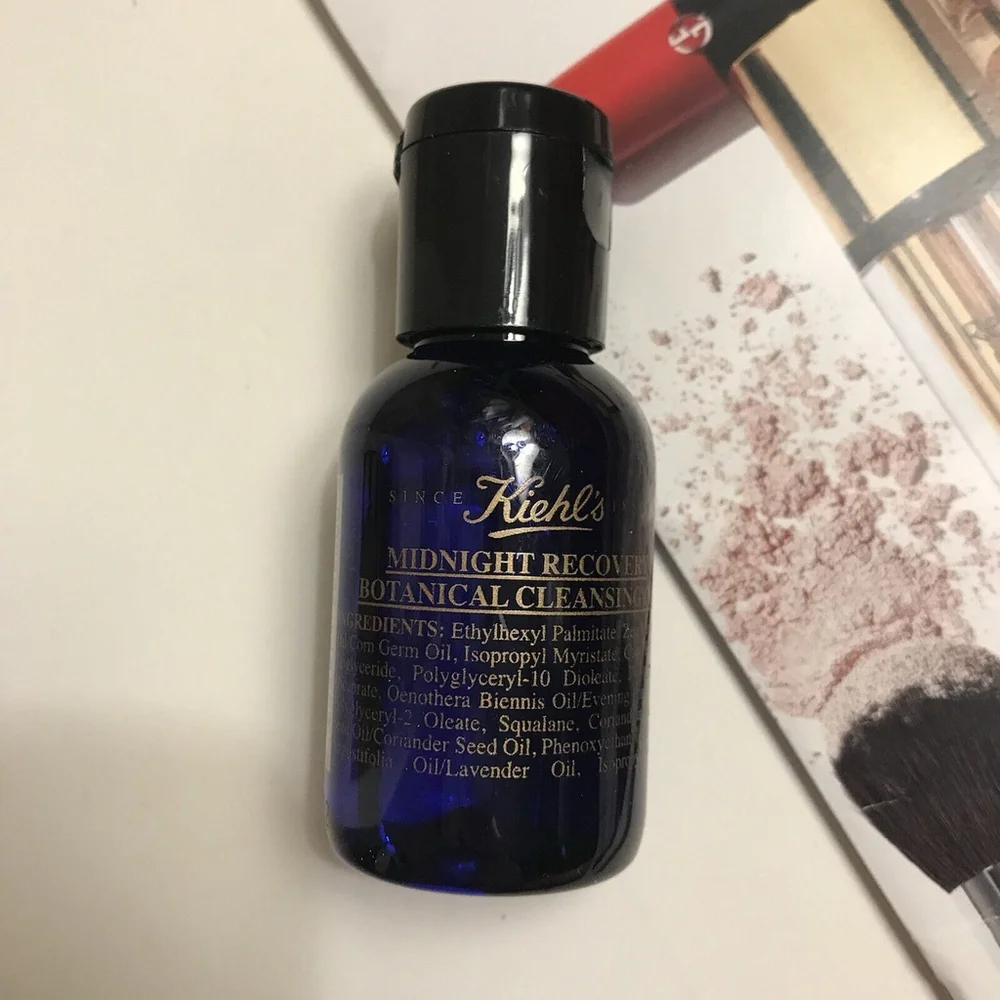 Kiehl's MIDNIGHT RECOVERY Botanical Cleansing Oil 1.4oz/40mL Travel Size New